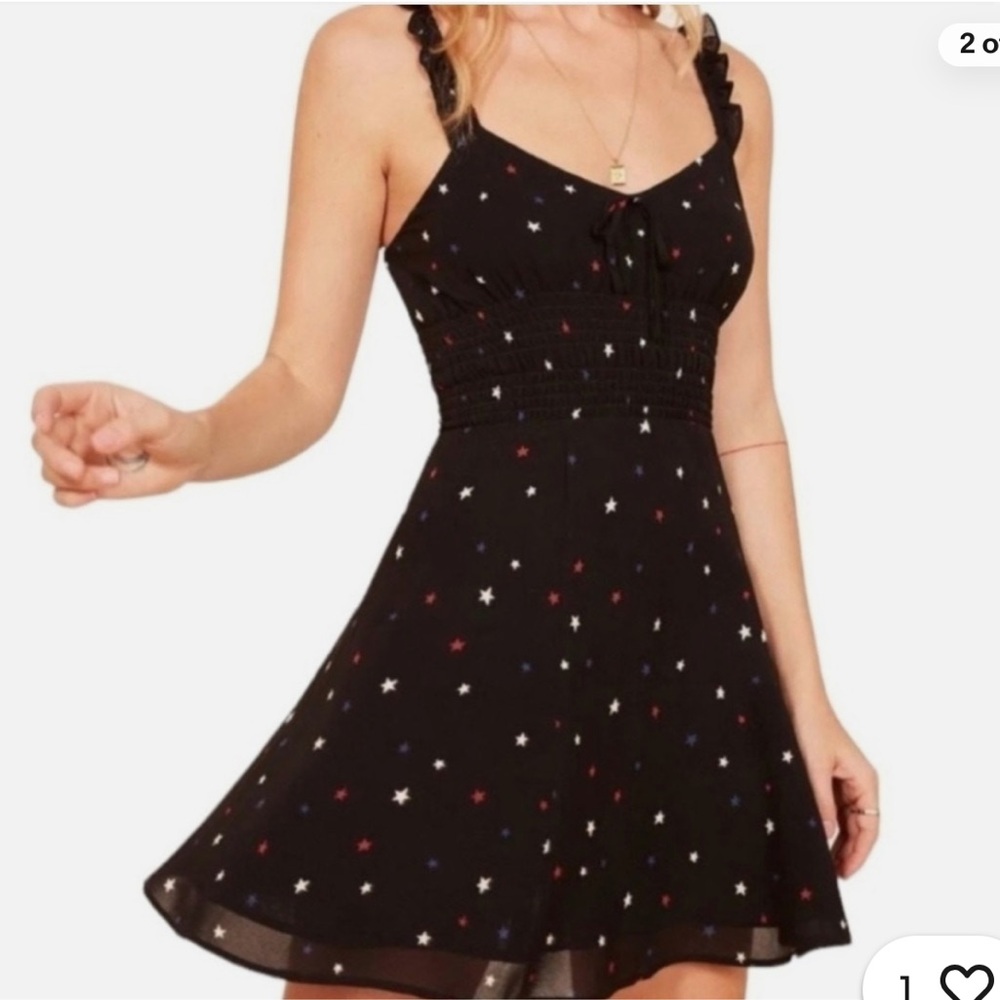Reformation Dress Star Pattern